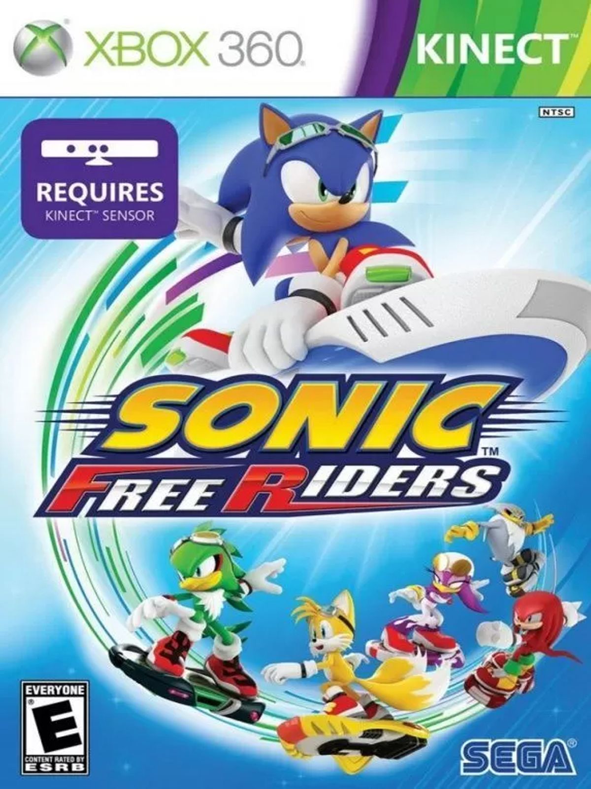 Sonic Free Riders ENG Kinect Видеоигра на диске Xbox 360. Товар уцененный