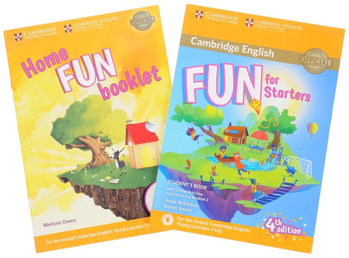 Fun for Starters 4th edition (Student's book + Home fun booklet 2 + диск)