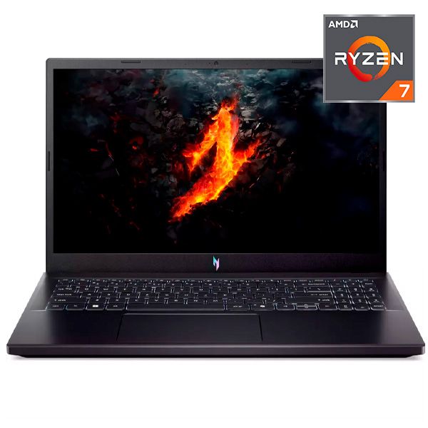 AcerNitroVANV15-41Игровойноутбук15.6",AMDRyzen77735HS,RAM16ГБ,SSD,NVIDIAGeForceRTX3050(6Гб),Безсистемы,(NH.QSHER.002),черный,Русскаяраскладка