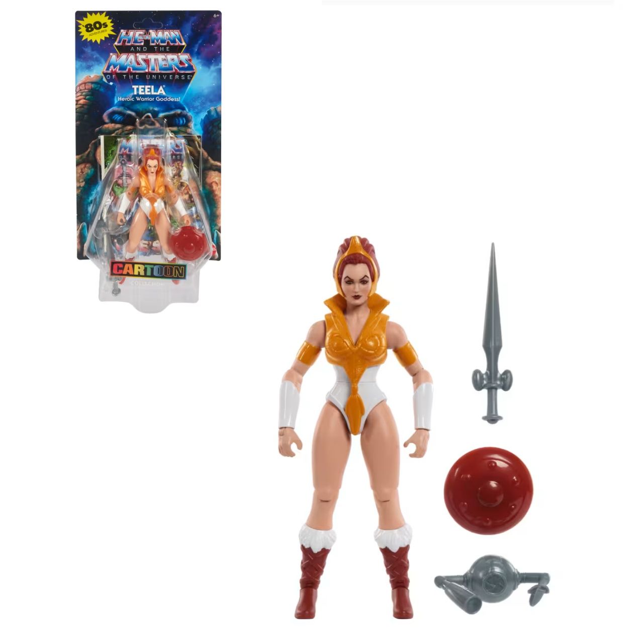 mattel Masters Of The Universe Origins Cartoon Collection Teela Motu Action Figure Toy