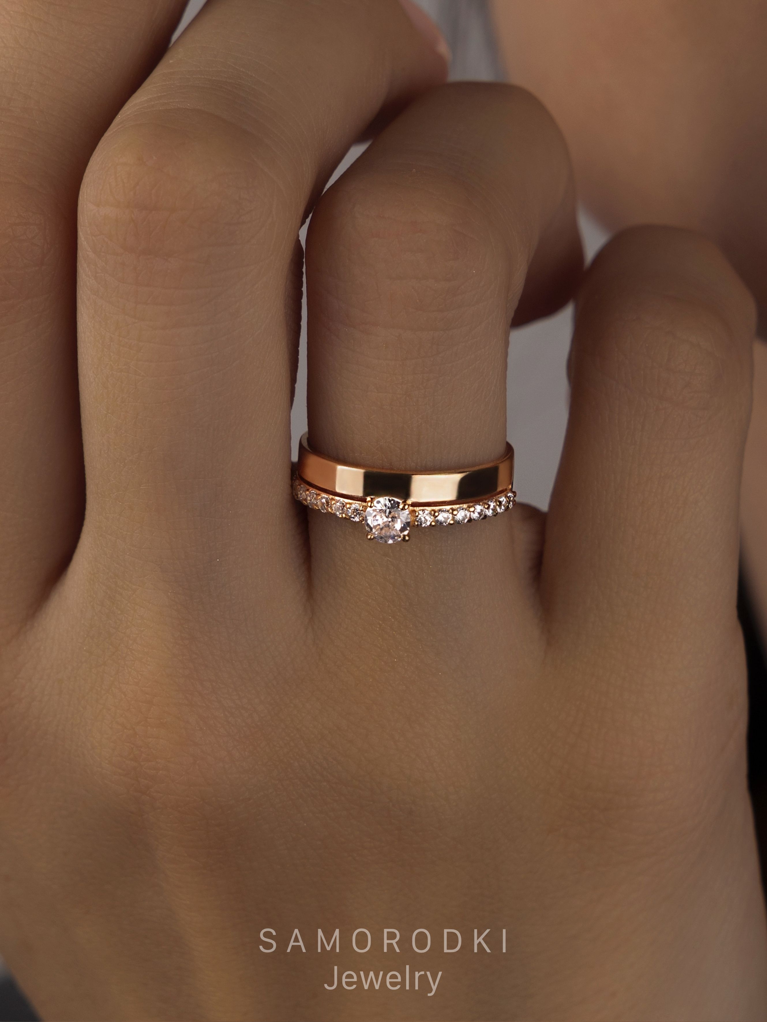 Кольцо серебро позолоченное SAMORODKI Jewelry купить на OZON по низкой цене (1695219369)