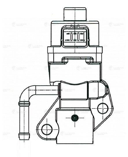 Клапан EGR Ford Focus (05-)/Mondeo (00-) 1.8i/2.0i