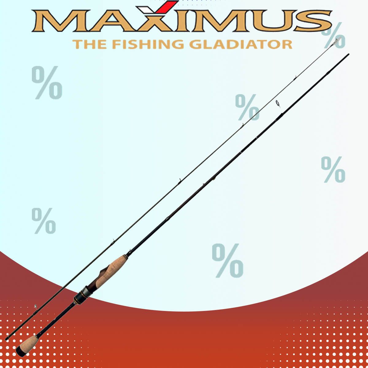 Спиннинг для рыбалки Maximus LEGEND AREA 622XUL 1,88m 0,5-4g