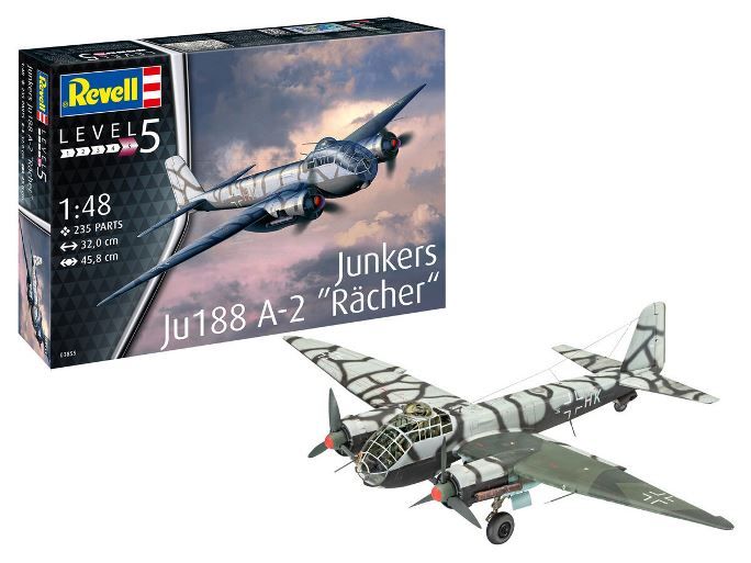 03855 Revell Бомбардировщик Юнкерс Ju188 A-1 Racher 1/48