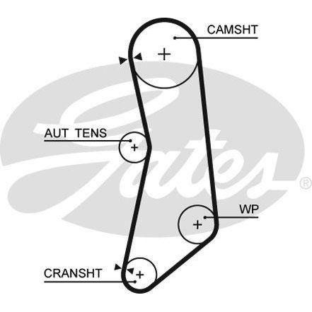 Комплект ремня ГРМ PowerGrip Kit K015627XS (7883-11317) GATES K015627XS