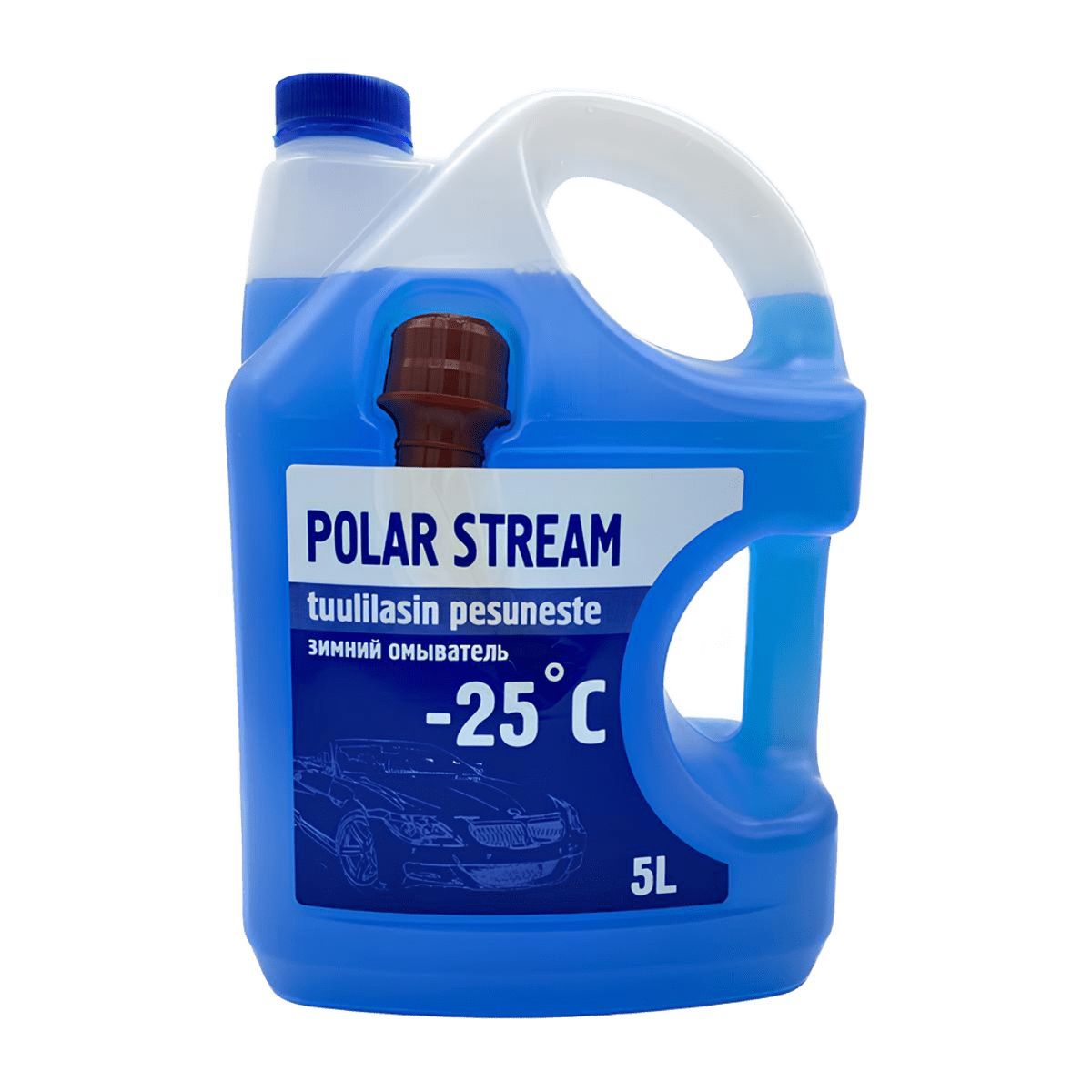 Незамерзайка Polar Stream -25 с лейкой 5л x1шт