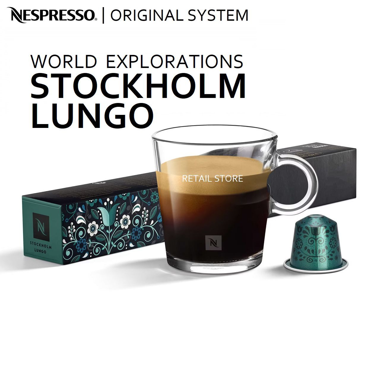 КофеNespressoSTOCKHOLMLUNGOвкапсулах,упаковка10шт