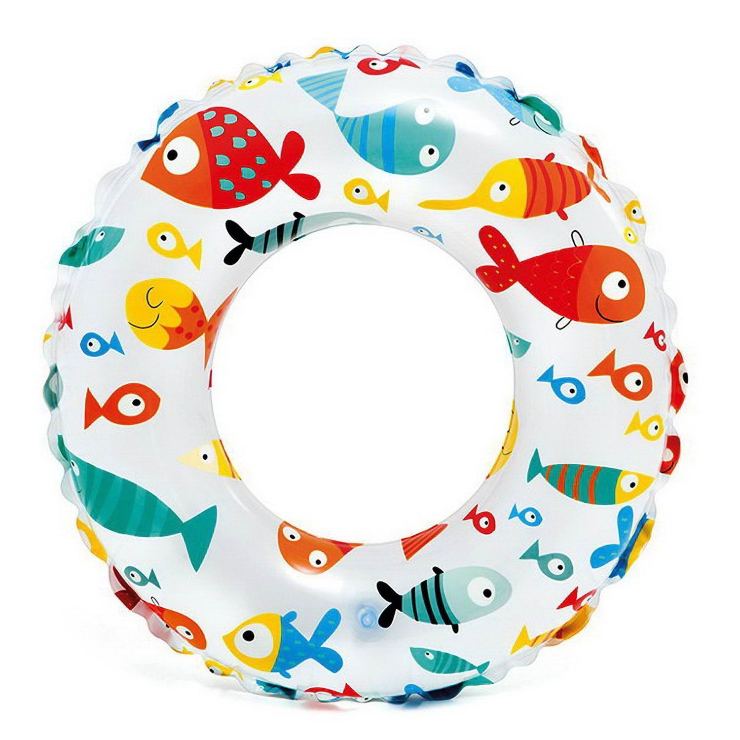 Круг надувной Intex Lively Print Swim Rings, Рыбки 3-6 лет 51 см