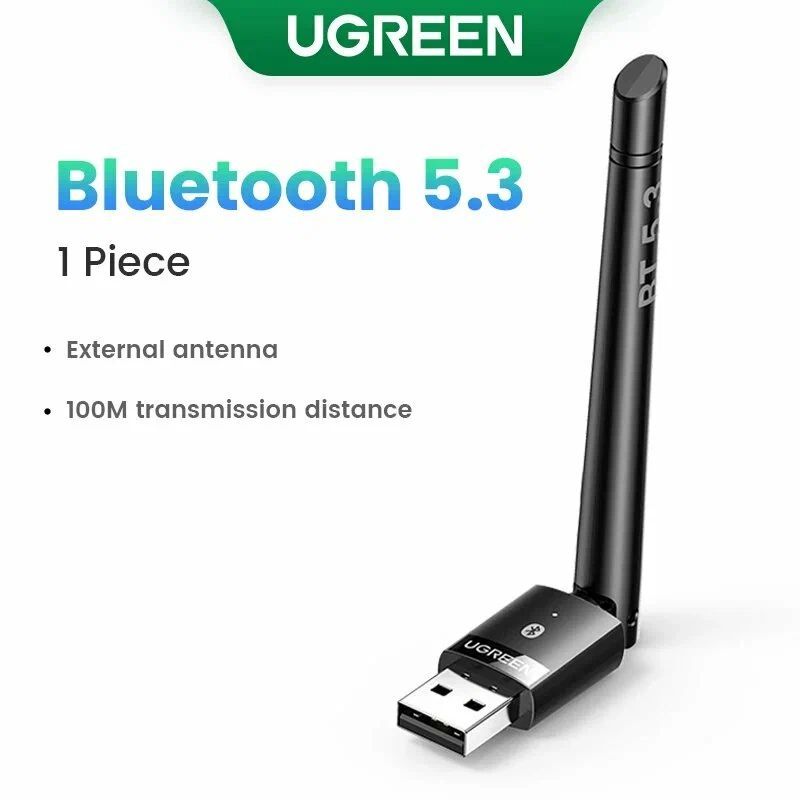 Bluetooth-адаптер5.4Ugreenсантенной,до120м