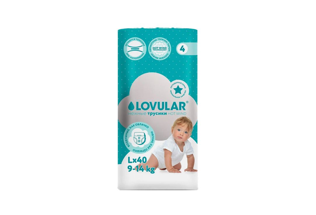 Трусики LOVULAR HOT WIND L 9-14 кг