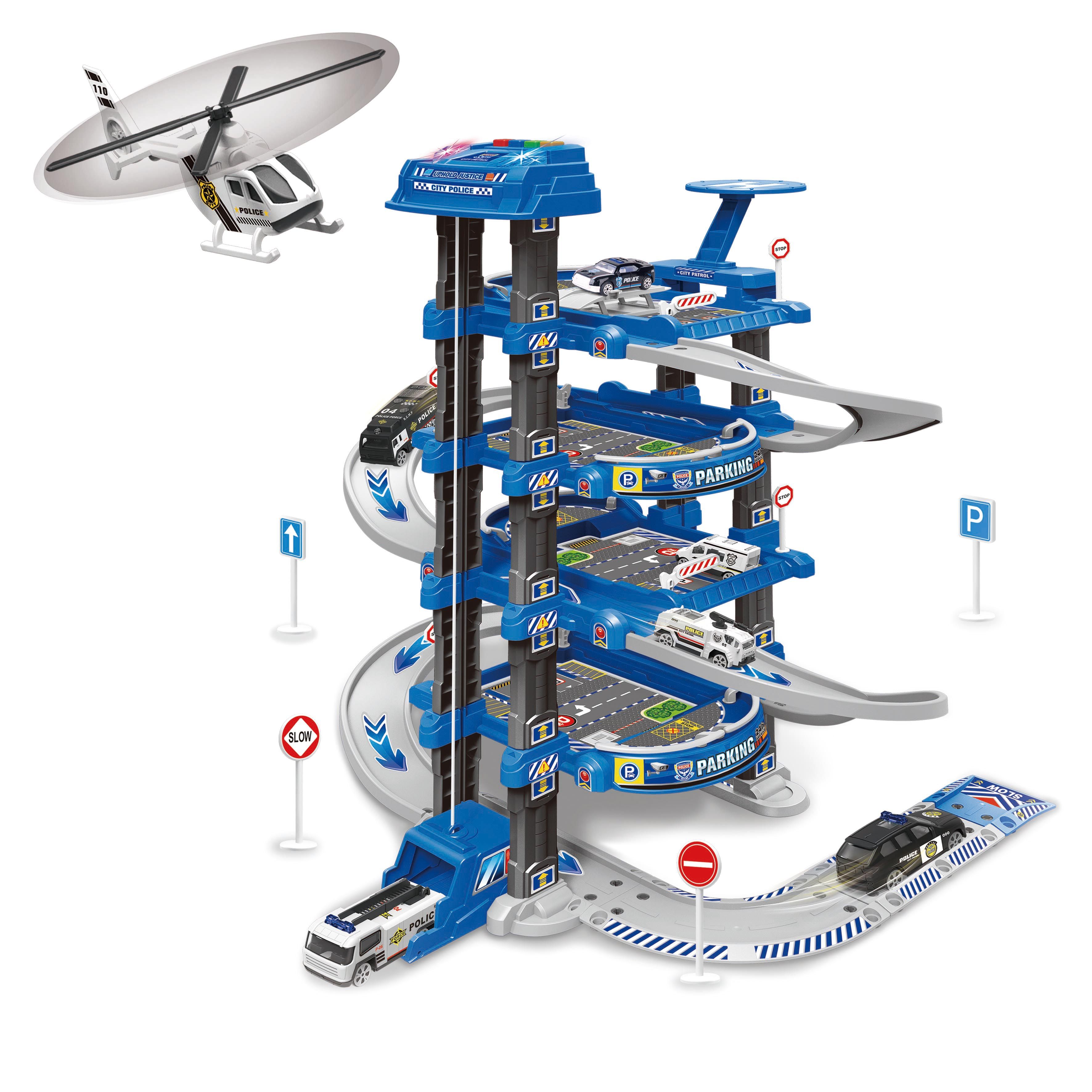 Набор игровой Полицейская многоуровневая парковка 5уровней