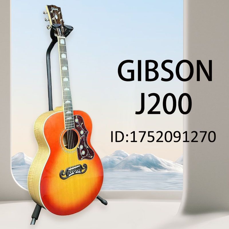 GIBSNАкустическаягитараgibsonj200массивнаядревесина