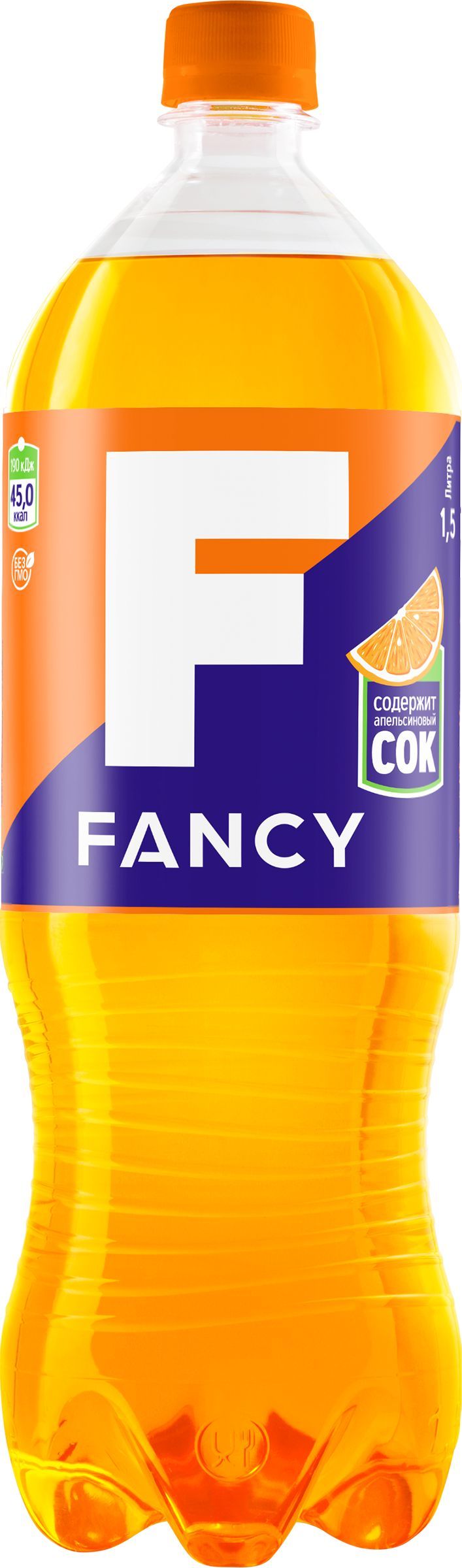 Напиток безалкогольный FANCY сильногазированный ПЭТ, 1.5L