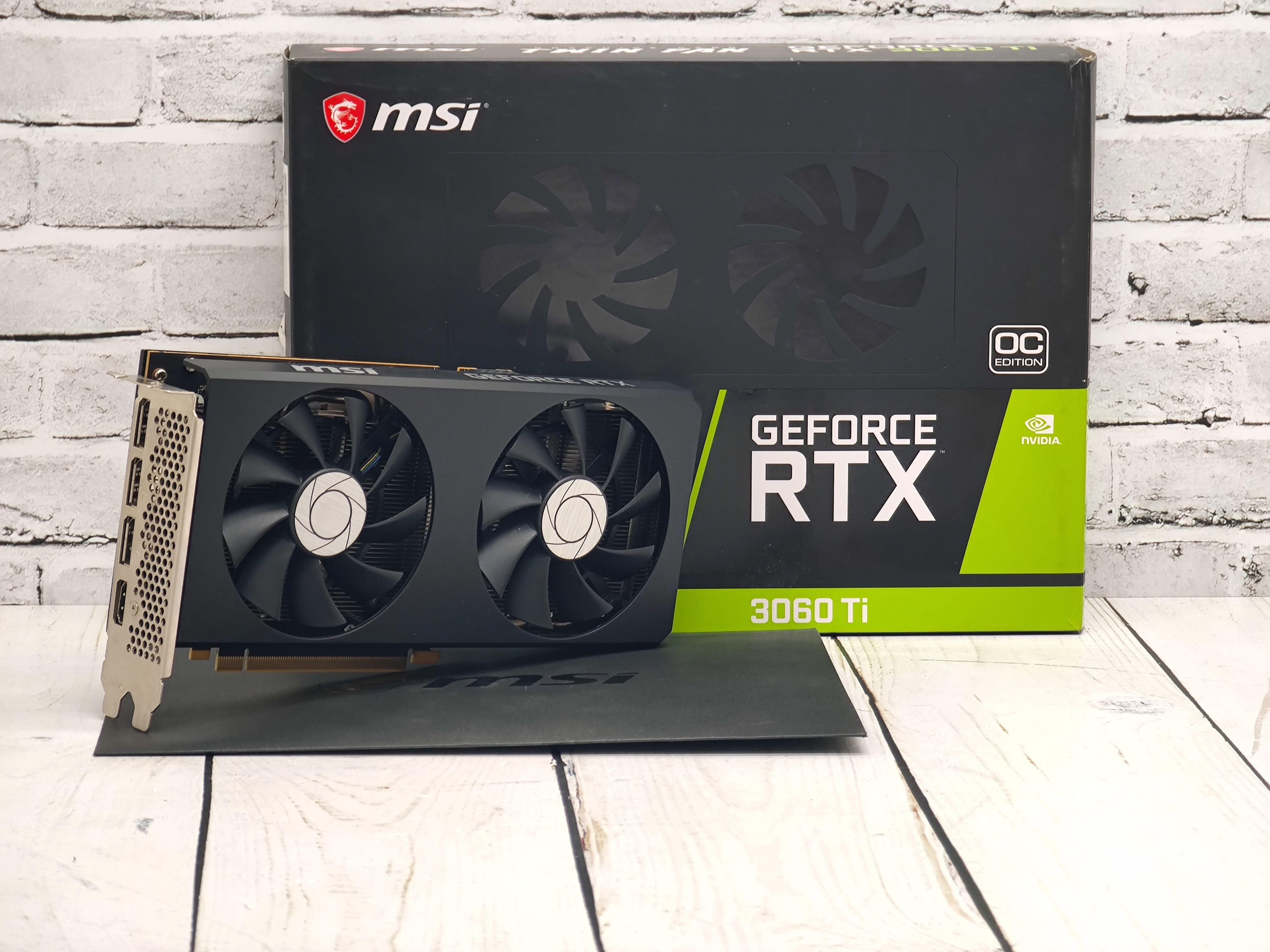 ВидеокартаGeForceRTX3060Ti8ГБ(3060tiTWINFAN)