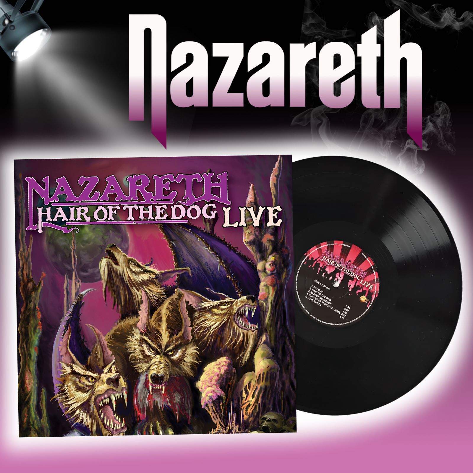 Виниловая пластинка NAZARETH - Hair Of The Dog Live LP