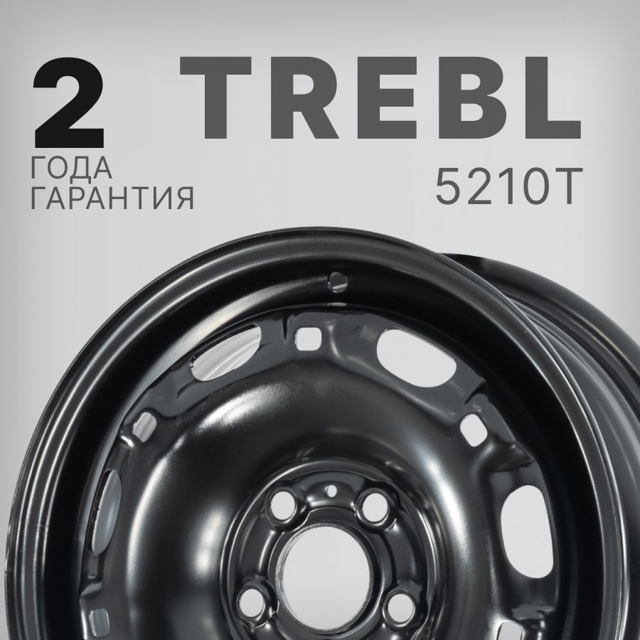 Trebl 5210T Колесный диск Штампованный 14x5" PCD5х100 ET35 D57.1