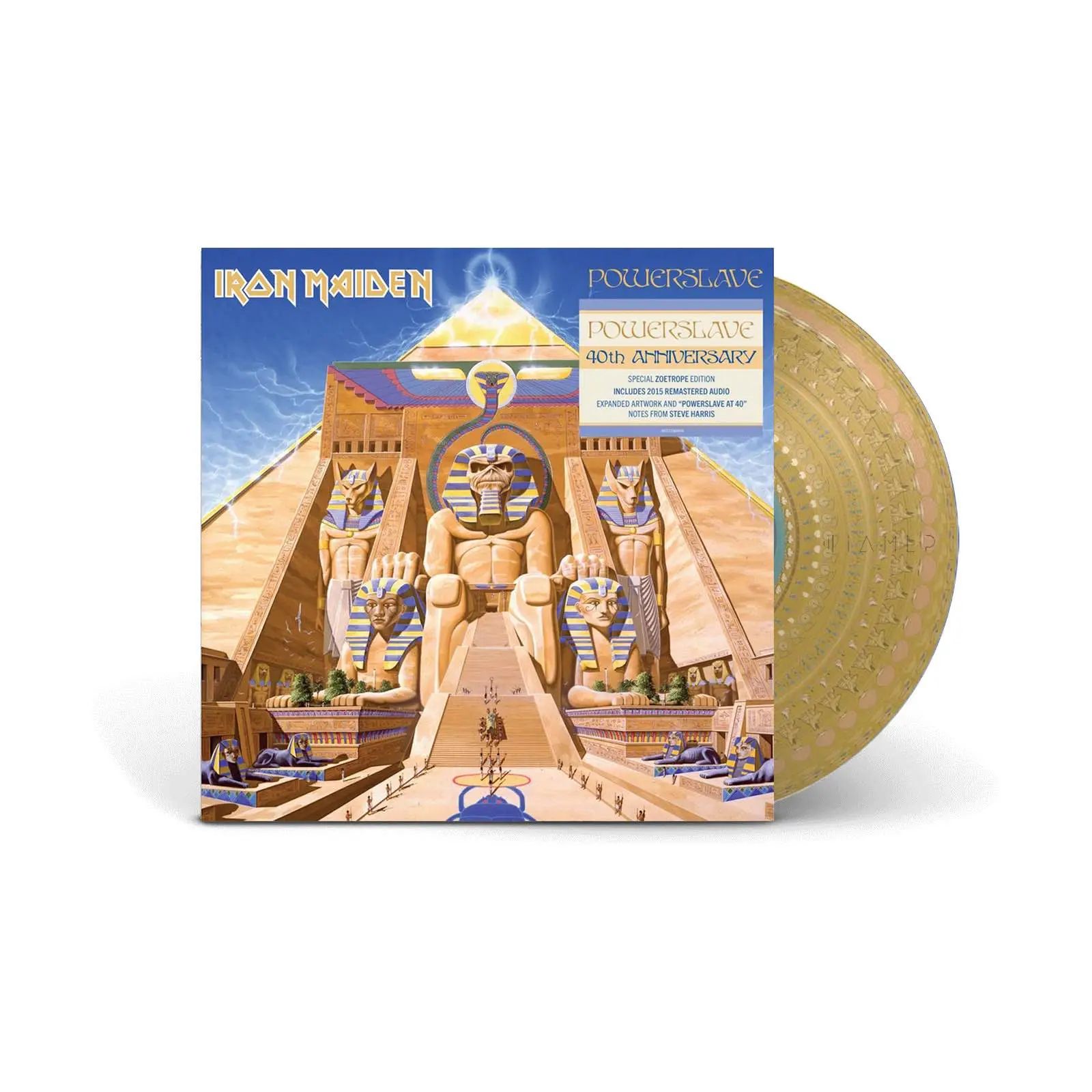 IRON MAIDEN - POWERSLAVE (LP zoetrope) виниловая пластинка