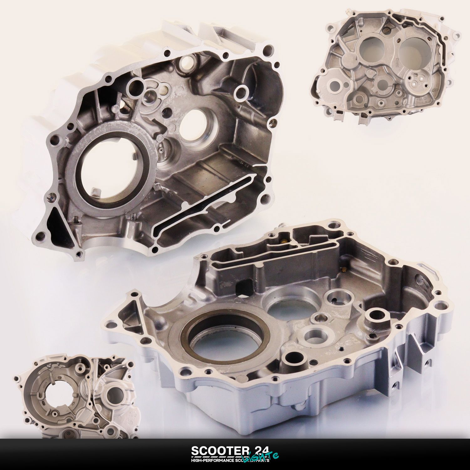 Картер для мотоцикла 4T CB150 (в сборе) двигатель 161FMJ "KOMATCU"