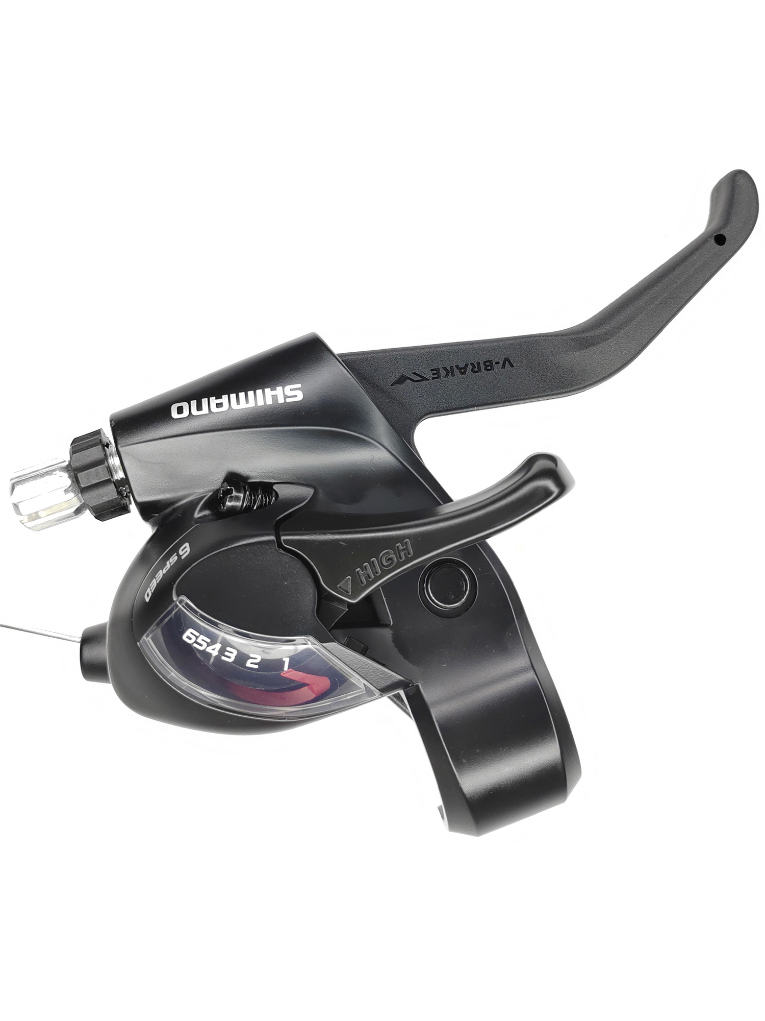 Shimano Шифтер ручка тормоза ST-EF41, серия Tourney, 6 скоростей, под правую руку, трос 205 см, черный — Товары для велоспорта — фото 2