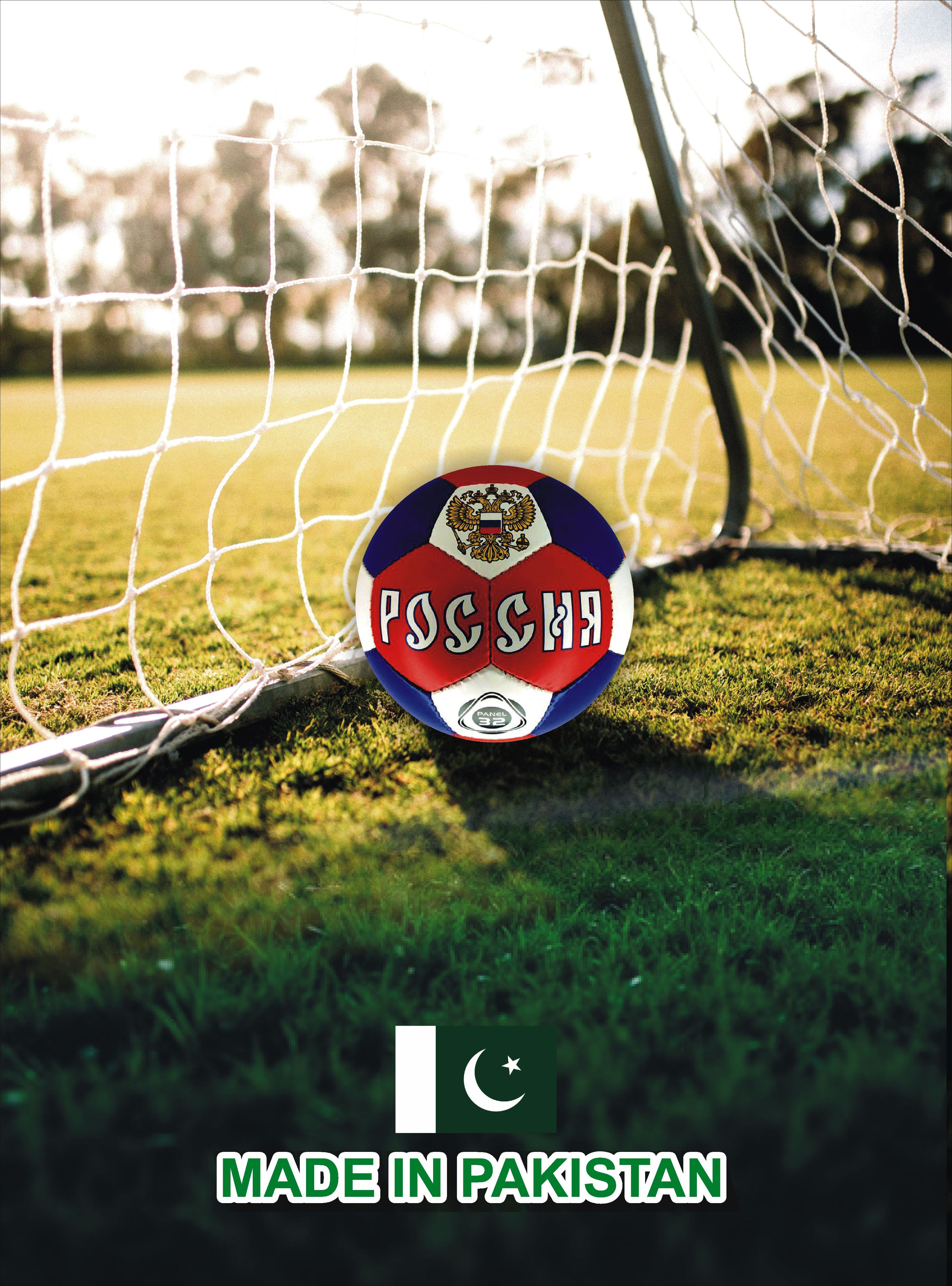 Мяч футбольный, 5 размер,. ручная сшивка,4 подслоя, 32 панели (Вес 420-470г).Пакистан. - фото 3