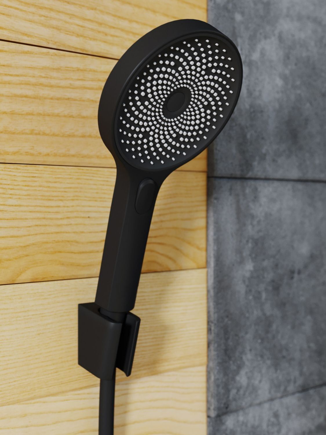 Фото товара на маркетплейсе ozon Лейка для душа IDDIS, 3 режима, черная, SpaHome, SPA3F0Bi18