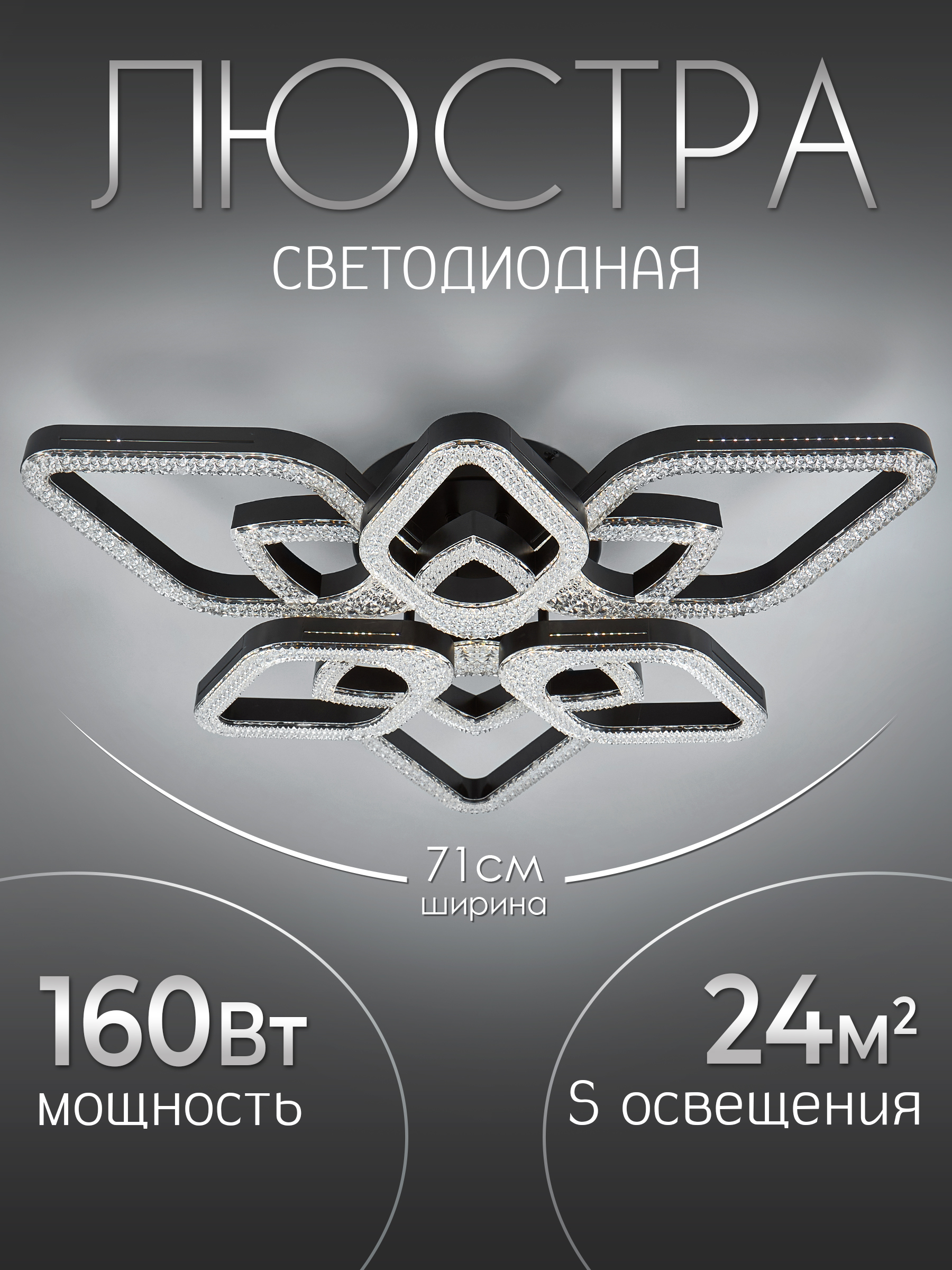 WEDOLIGHTЛюстрапотолочнаясветодиоднаяспультомнакухню,вспальню,гостиную