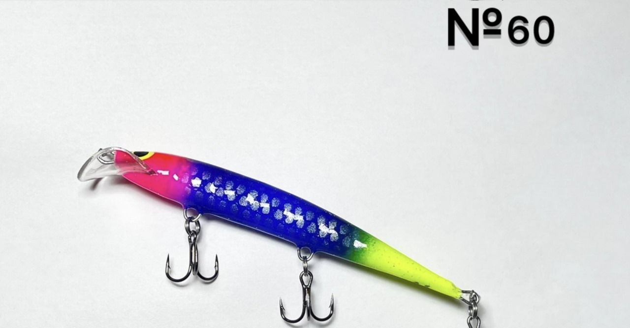 Воблер Невский хищник 11 см, плавающий, глуб до 2-2,5 м