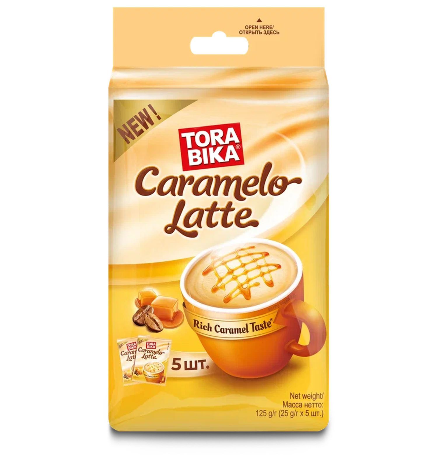 КофейныйнапитокTorabikaCarameloLatte,25гх5шт