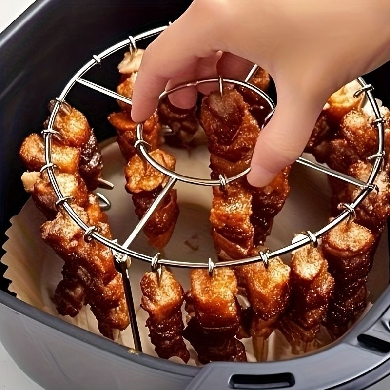 Круглаярешеткадляфритюрницыс24металлическимипрутьями