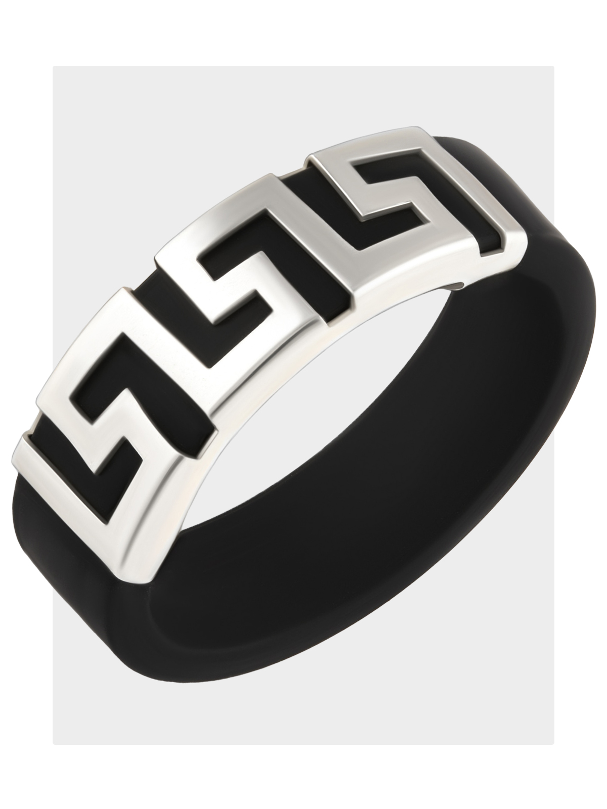 Каучуковое кольцо серебро 925 шинка 6 мм