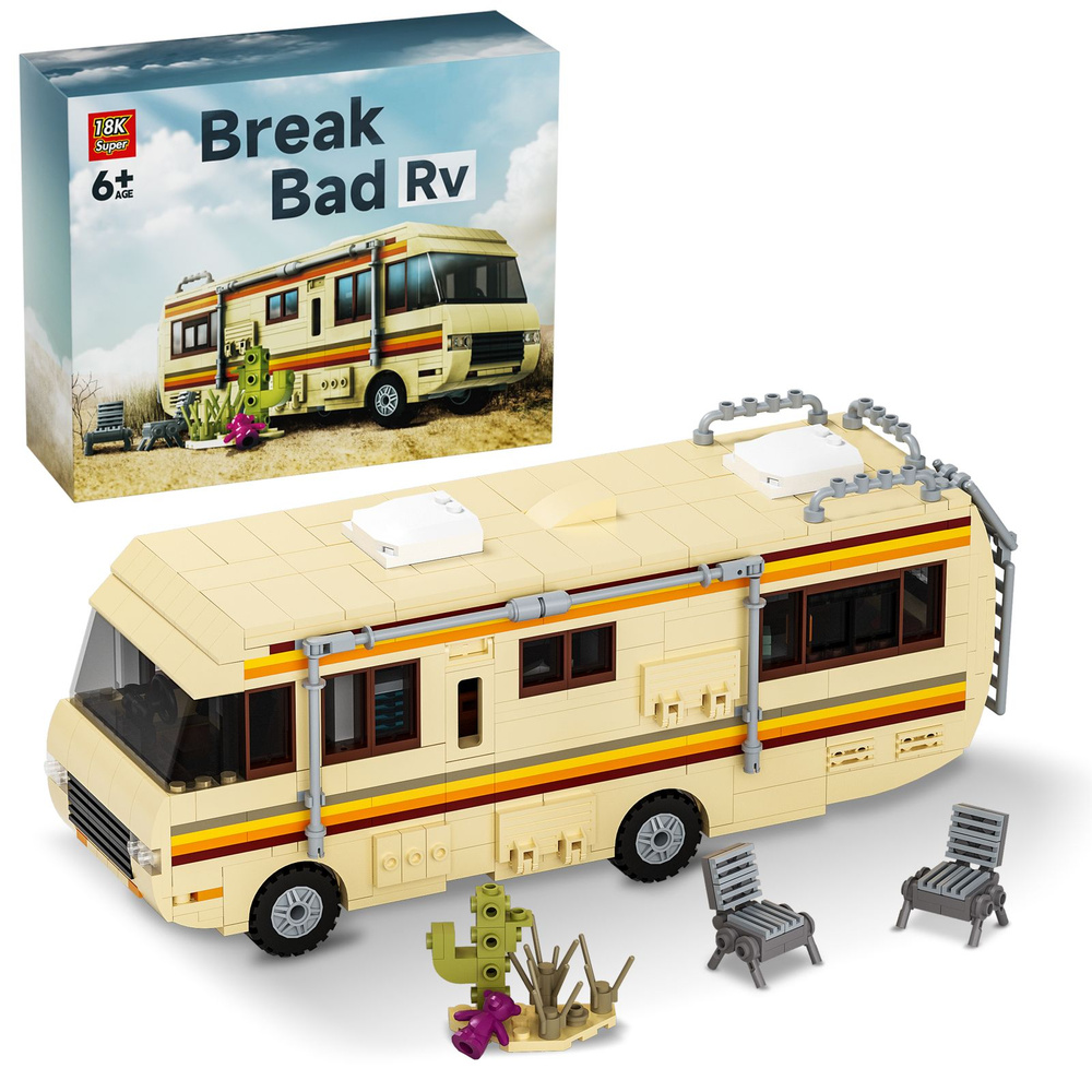 игрушки из строительных блоков,MOC-20606 Breaking Bad RV ,Experimental  vehicle,Кирпич подарок для детей - купить с доставкой по выгодным ценам в  интернет-магазине OZON (1501030739)