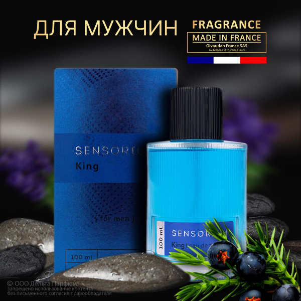 Delta Parfum Духи мужские Sensorium King Сенсориум Кинг Туалетная вода ...