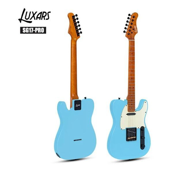 Электрогитара (Luxars) S-G17-PRO, голубая - купить с доставкой по ...