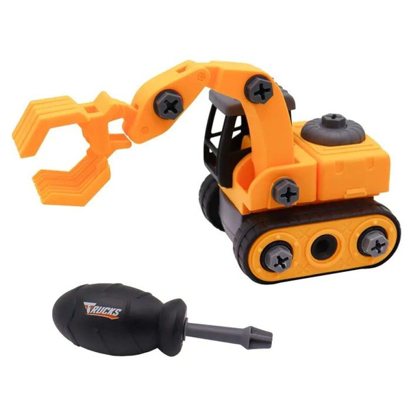 Конструктор Funky Toys Эскаватор с отверткой - купить с доставкой по ...