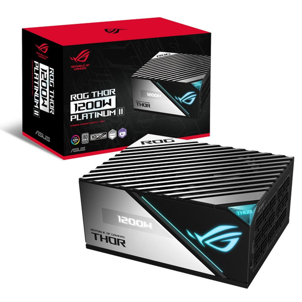 ASUS Блок питания компьютера ROG-THOR-1200P2, - купить с доставкой по ...