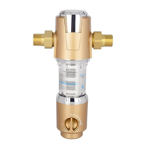 Фильтр самопромывной PREMIUM класса-3/4", сетчатый с манометром ...