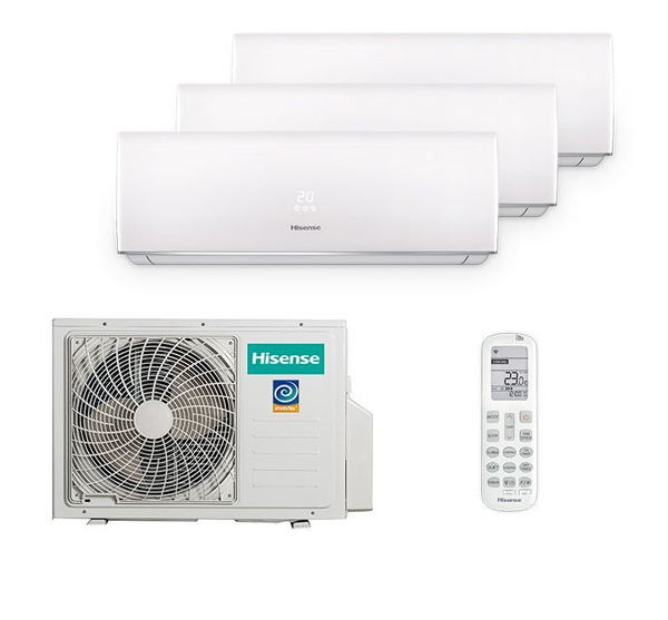 Мульти сплит-система на 3 комнаты ( 20+20+25 м2) Hisense Smart DC ...