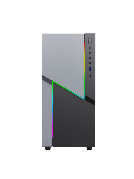 Корпус ZIRCON ZORRO BLACK без БП (Черный Midi-Tower Е-АТХ (282*305 мм ...