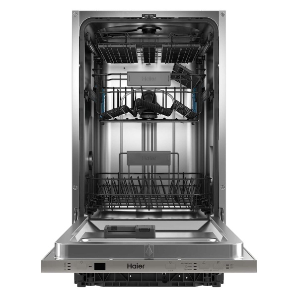 Встраиваемая посудомоечная машина Haier HDWE10-395RU, серый металлик ...