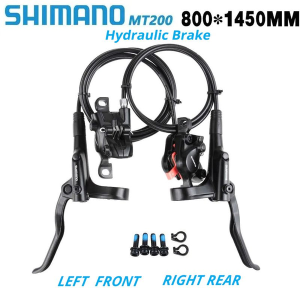 Комплект дисковых гидравлических тормозов Shimano MT200, передний ...
