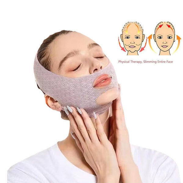 Бандаж для лица и подбородка, маска тканевая подтягивающая для ...