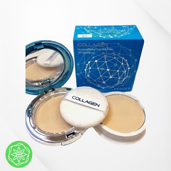 Пудра компактная с коллагеном Enough Collagen Hydro Moisture Two Way ...