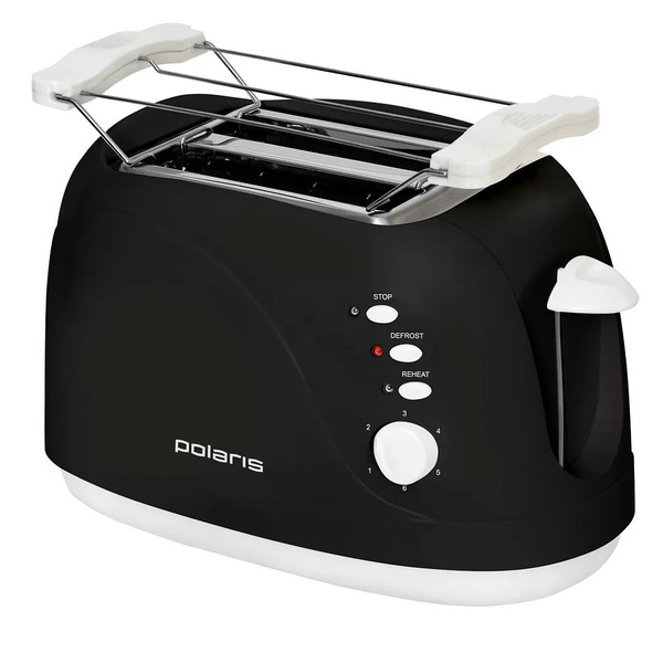 Тостер Polaris PET 0702L, черный купить по выгодной цене в интернет ...