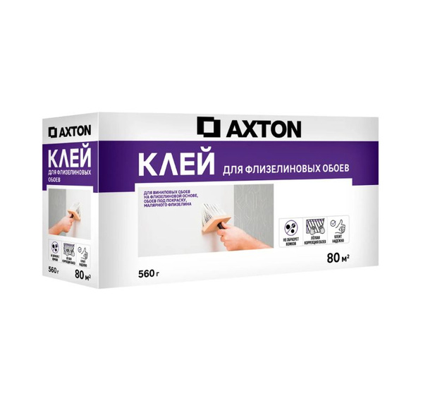 Клей для обоев Axton 89346008, 560 г. - купить по доступной цене в ...