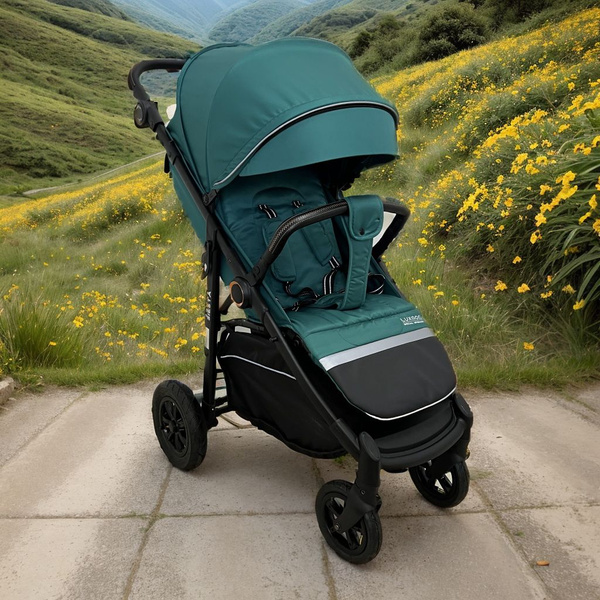 Коляска прогулочная всесезонная с надувными колесами Luxmom V1 - купить ...