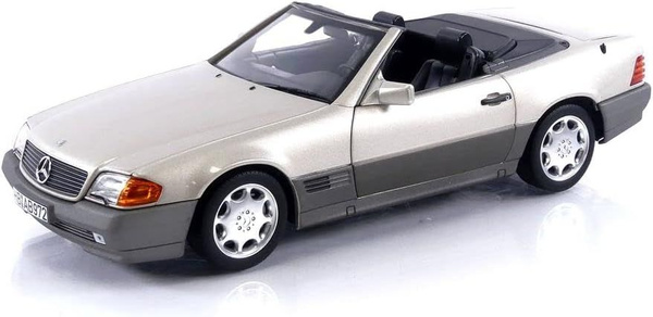 1989 MB 500 SL Convertible Smoke Silver Metallic and Martinique