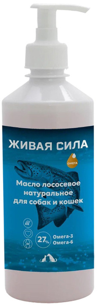 JJ-Sport (Живая Сила) Лососевое масло (форелевый рыбий жир ветеринарный ...