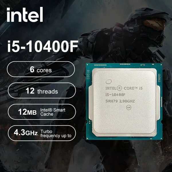 Процессор Intel INTEL I5 10400F OEM, OEM (без кулера), 6 яд., 2.9 ГГц ...