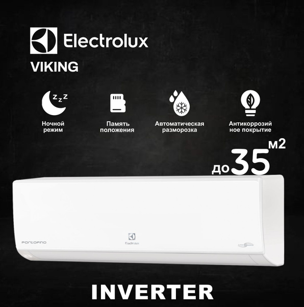 Сплит-система Electrolux Viking 2.0 Super DC Inverter EACS/I - 12 HVI ...