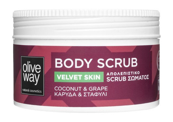 Скраб для тела с маслами кокоса и винограда Velvet Skin Body Scrub, 200 ...